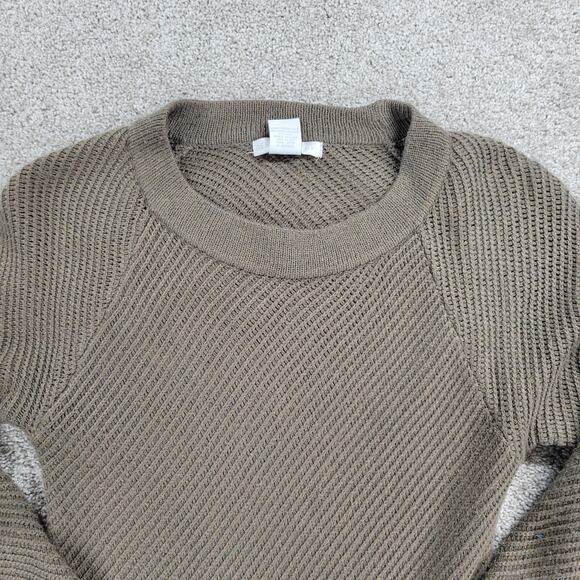 Design History Sweater Dress Womens L Brown Rib Angle Knit Pull On Midi Casual - Picture 4 of 13